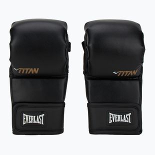 Guanti da grappling neri Everlast Titan Hybrid