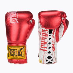 Everlast Fight Guantoni da boxe in pelle rossi