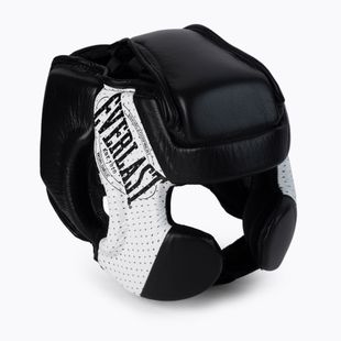 Casco da boxe da uomo Everlast Leather 1910 nero EV4820