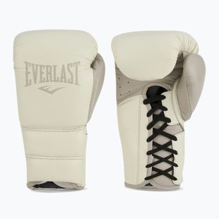 Everlast Powerlock 2 Laced Pro Training guantoni da boxe bianchi
