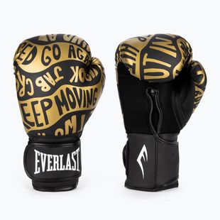Guantoni da boxe Everlast Spark nero/oro EV2150 BLK/GLD