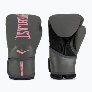 Guantoni da boxe Everlast Pro Style Elite 2 grigio/rosa
