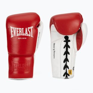 Guantoni da boxe Everlast Powerlock OG Pro Fight red/white
