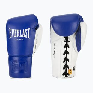 Guantoni da boxe Everlast Powerlock OG Pro Fight blue/white