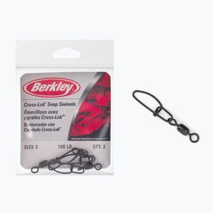 Berkley Mc Mahon Cross-Lok Snap girelle da spinning nero 1277794