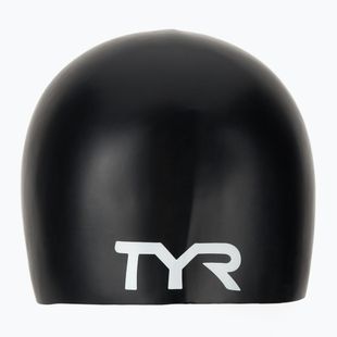 Cuffia TYR in silicone senza rughe per bambini, nero