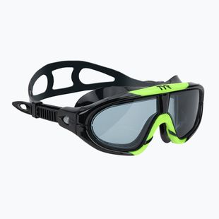 Maschera da nuoto TYR Orion fumo/nero/giallo