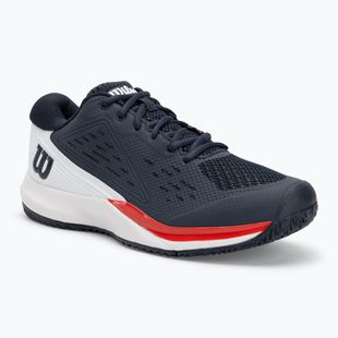 Scarpe da tennis da uomo Wilson Rush Pro Ace navy blazer/ bianco/ wilson red