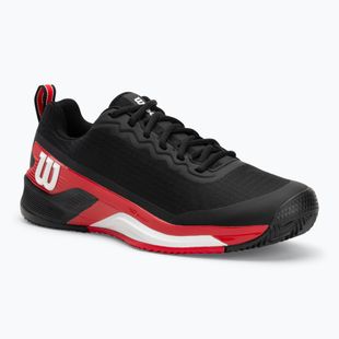 Scarpe da tennis da uomo Wilson Rush Pro 4.5 Clay nero/ infrarosso/ bianco