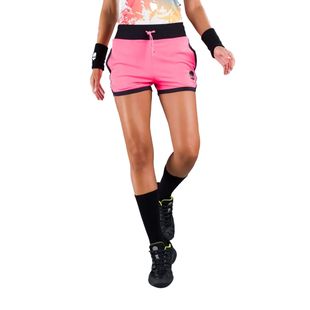 Pantaloncini da tennis donna HYDROGEN Tech fucsia fluo