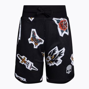 Pantaloncini da tennis da bambino HYDROGEN Tattoo Tech nero
