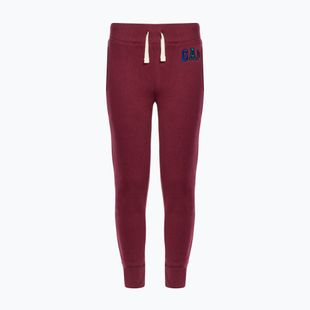 Pantaloni da bambino GAP V-Fall Fash Logo Jogger rosso granata intenso