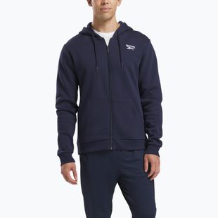 Felpa Reebok Identity SL Fleece FZ vector navy da uomo