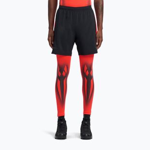 Pantaloncini da allenamento Reebok Athlete Speed da uomo nero/rosso energia