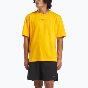Maglietta da allenamento da uomo Reebok Atlethe Hype Tee electric amber