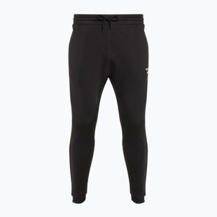 Pantaloni Reebok Identity Small Logo Fleece Jogger nero/bianco/rosso vettore