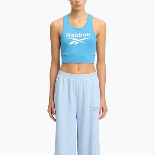 Reggiseno da allenamento Reebok Identity Big Logo recovery blu da donna