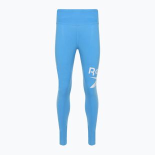 Leggings donna Reebok Identity Big Logo Cotone recupero blu