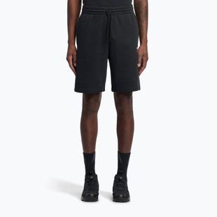 Pantaloncini da allenamento Reebok Identity Small Logo Fleece da uomo nero/bianco/rosso vettore