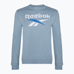Felpa Reebok Identity Big Logo Fleece Crew da uomo, aggiornamento blu