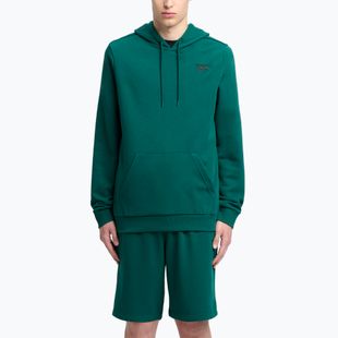 Felpa con cappuccio Reebok Identity Small Logo Uomo verde collegiale