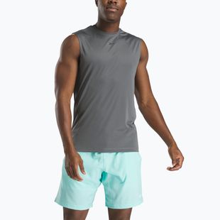 Maglietta da allenamento Reebok Id Train Tech Tee uomo grigio 5