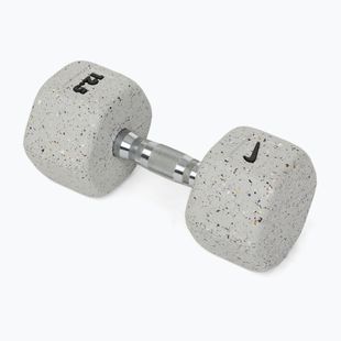 Manubrio gommato Nike Strength Grind Hex Dumbbell 12,5 kg wolf grey