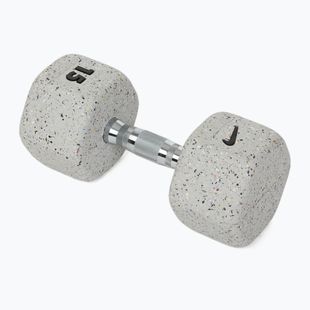 Manubrio gommato Nike Strength Grind Hex Dumbbell 15 kg wolf grey