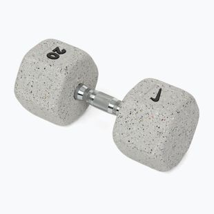 Manubrio gommato Nike Strength Grind Hex Dumbbell 20 kg wolf grey