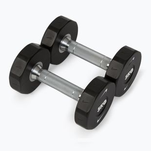 Manubri Nike Strength Pro Urethane Dumbbell 2 x 5 kg black/white