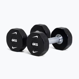 Manubri Nike Strength Pro Urethane Dumbbell 2 x 6 kg black/white