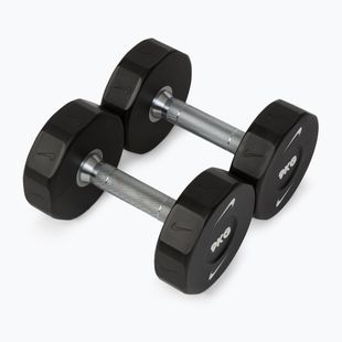 Manubri Nike Strength Pro Urethane Dumbbell 2 x 9 kg black/white
