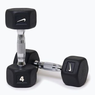 Manubri Nike Strength Hex Dumbbell 2 x 4 kg black/white