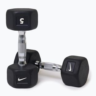 Manubri Nike Strength Hex Dumbbell 2 x 5 kg black/white