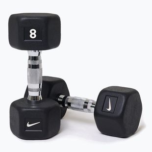Manubri Nike Strength Hex Dumbbell 2 x 8 kg black/white