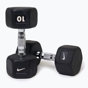 Manubri Nike Strength Hex Dumbbell 2 x 10 kg black/white