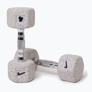 Manubri Nike Strength Grind Hex Dumbbell 2 x 4 kg wolf grey