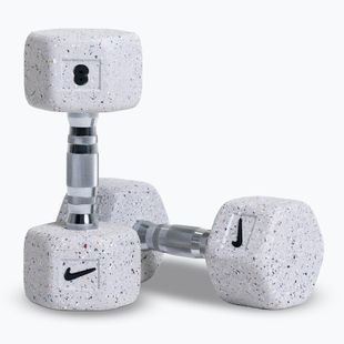 Manubri Nike Strength Grind Hex Dumbbell 2 x 8 kg wolf grey