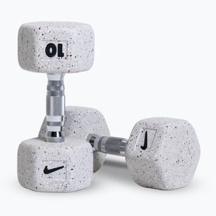 Manubri Nike Strength Grind Hex Dumbbell 2 x 10 kg wolf grey