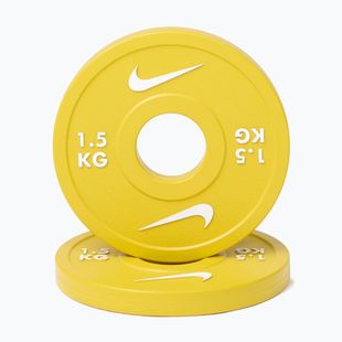Carico Nike Strength Change Plates 2 x 1,5 kg yellow/white
