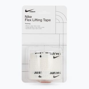 Benda elastica coesiva Nike Strenght Flex Lifting Tape white/black
