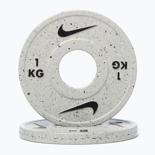 Carico Nike Strength Grind Change Plates 2 x 1 kg wolf grey