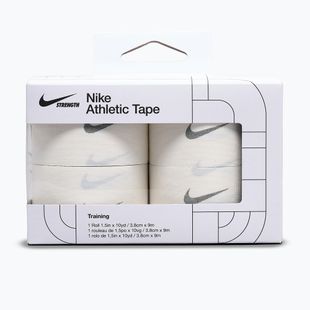 Benda elastica coesiva Nike Strenght Athletic Tape white/grey