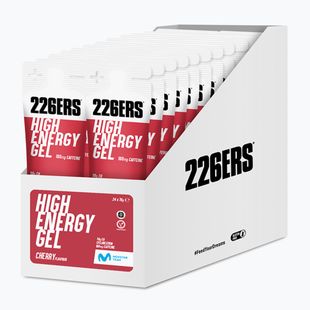 226ERS High Energy Set di gel energetici alla caffeina 24 pz. x 76 g ciliegia
