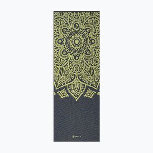 Tappetino da yoga Gaiam Premium Sundial Layers 6 mm black/navy/yellow