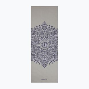 Tappetino da yoga Gaiam Sustained Yoga grey sundial flower