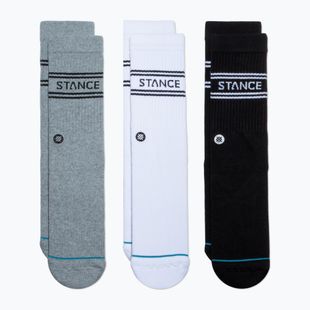 Stance Basic Crew 3 paia di calzini multicolore