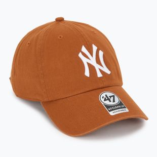 47 Marca MLB New York Yankees CLEAN UP berretto da baseball arancione bruciato