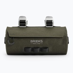 Brooks England Borsa da manubrio per bicicletta Scape Pouch 3 l verde fango