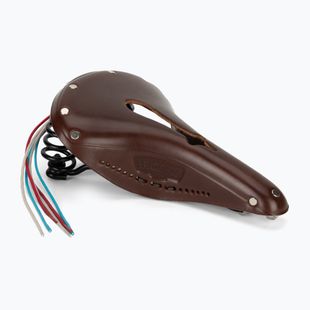 Brooks England Flyer Sella per bicicletta marrone intagliato